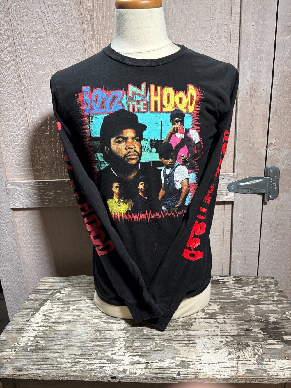 Ice Cube Boyz N the Hood Long sleeve T-Shirt Size Small rap hip hop shirt